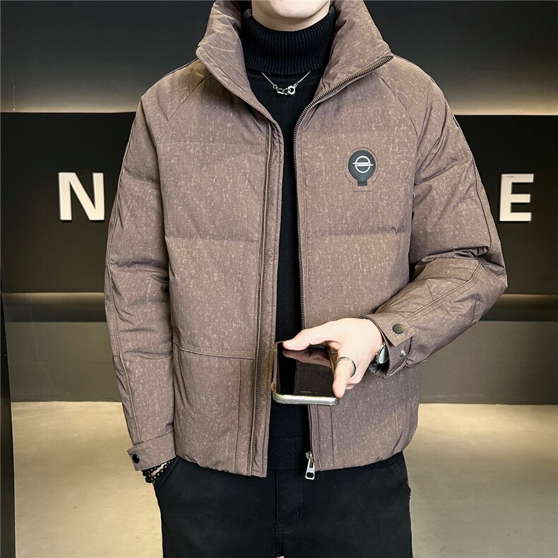 6627-M-3XL-P205标50绒店主风立领男士修身休闲羽绒服外套,男装羽绒服,电商B255