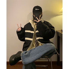 XZ213-GLMY8865-P148控168抖音品质直播供货刺绣双面穿三防棉服，男装棉衣，星座213