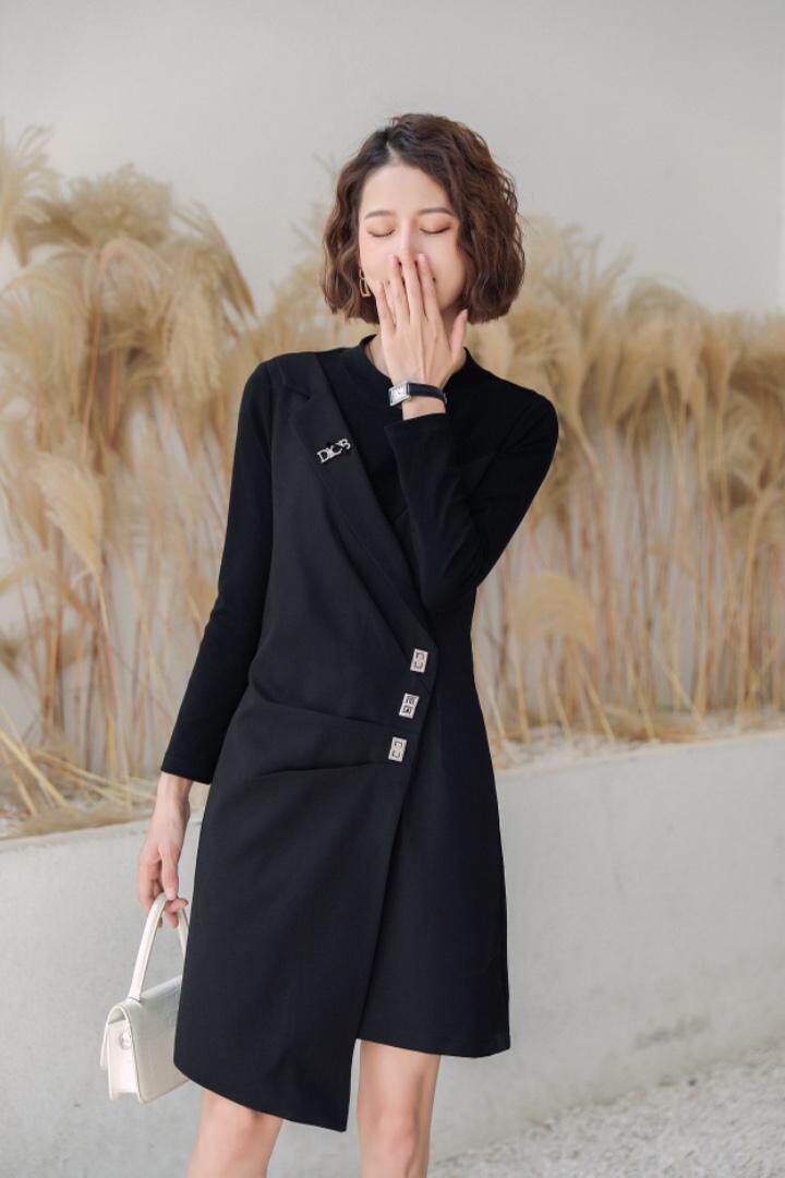 秋款休闲针织连衣裙，女装连衣裙，帕莎尔