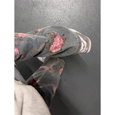 1014-1-KZ1092-cleanfit牡丹提花牛仔裤男小众设计感水洗蓝裤子，男装牛仔裤，星座1014-1