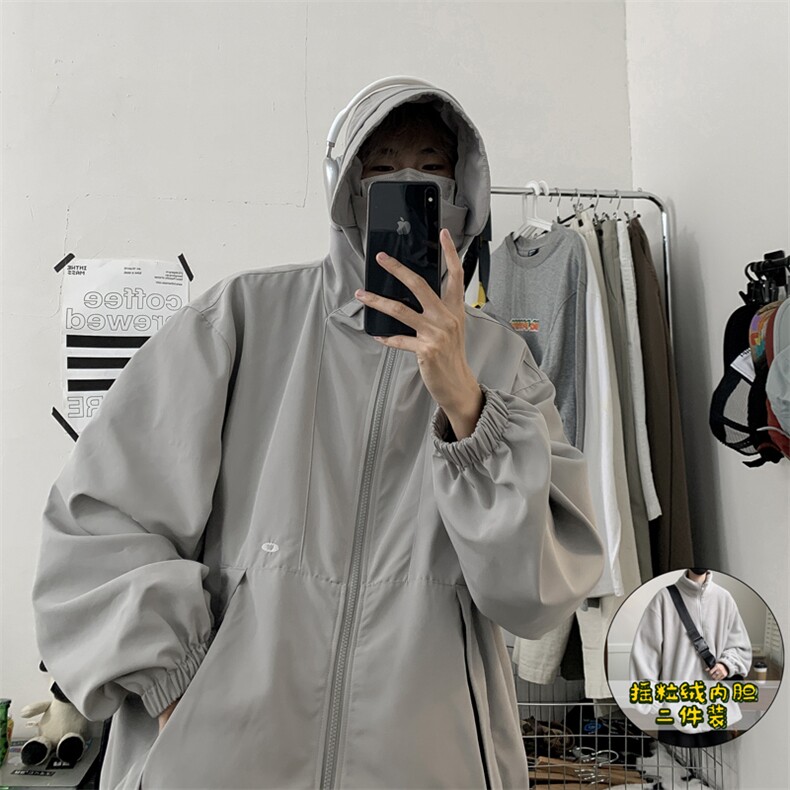 抖音直播！冲锋衣防风防水三合一外套夹克男两件套XH36SHY-P97,男装夹克,电商B367