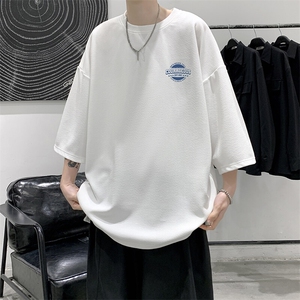 冰丝七分袖t恤男大码五分袖男短袖男中袖Q11395-P30,胖妹妹穿衣搭配夏季儿童图片