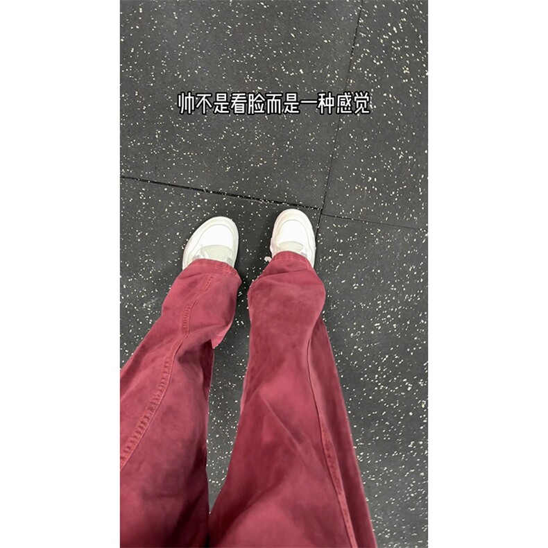 B221美式ins高街暗黑休闲宽松做旧牛仔裤LK24400-特P52控88,男装牛仔裤,电商B221