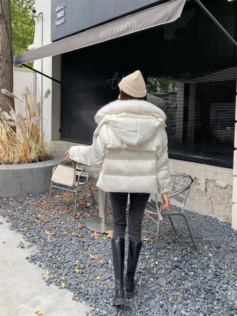 大毛领羽绒服，女装羽绒服，泰靡(1F)