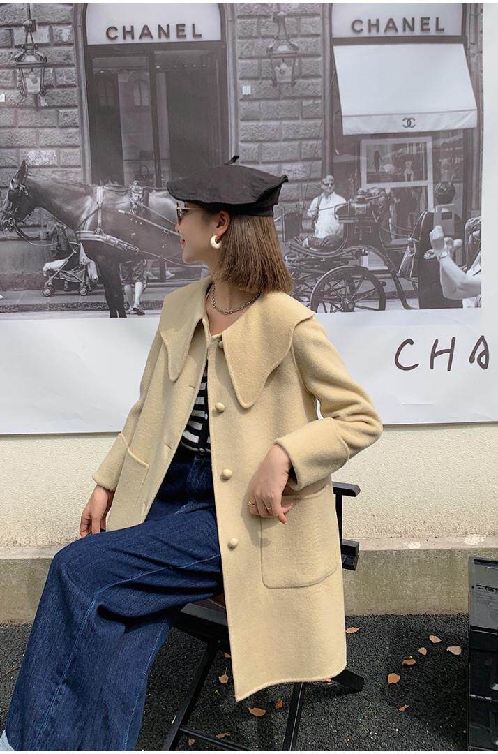 双面羊绒大衣，其它，梦由