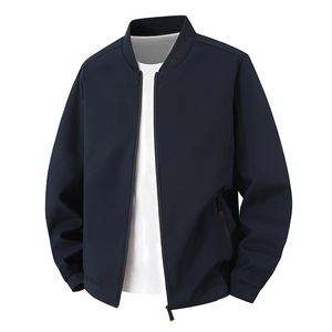 1018-JK738-P28新品户外防风防泼水大码夹克外套男秋季棒球服夹克图片