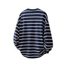 可二开高品质条纹立体白底大码M-5XL卫衣97%棉3%氨纶77943P50控78，男装卫衣，星座227-7