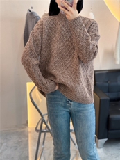秋冬新款半高领山羊绒衫女羊绒打底衫简约套头毛衣，女装羊绒衫，大千羊绒