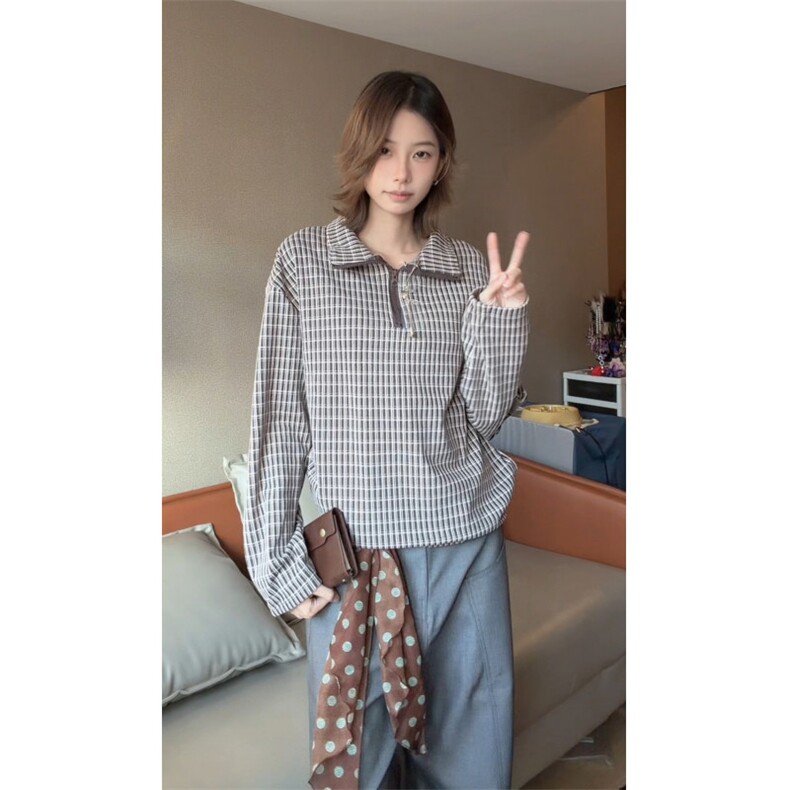 图300克加厚德绒设计感撞色条纹冬季打底衫男女长袖T恤P38,男装T恤,电商C306-1