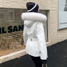 【】加厚保暖冲锋衣羽绒服狐狸毛领2B153/023/P425/K505，女装羽绒服，2B153