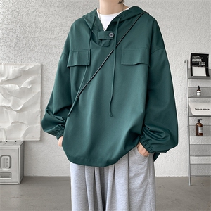 现货25秋季连帽休闲宽松高品质百搭卫衣外衣DSA059-7839-P45 控68图片