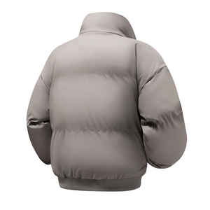 现货5W件冬季三防重磅boxy短款羽绒连帽PU皮棉衣外套防风加厚棉服图片