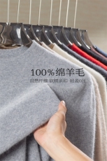 绵羊毛针织衫2025新款纯色打底衫时尚百搭长袖潮牌线衣潮流男装，男装T恤，星座914