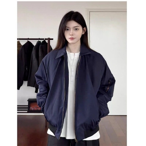 美式bomber飞行夹克男女春秋潮cleanfit外套工装棒球服RS0900-p58