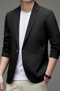 男士西装春季西服男单件上衣2023新款中青年男士春装单西外套便西,男装西服,电商B212（原钱塘6029）