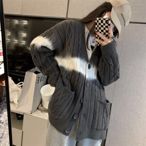 渐变大开衫图片