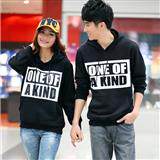 时尚情侣装连帽卫衣简约百搭休闲外套舒适保暖男女通用款，女装套装/套裙，秋牧寒烟