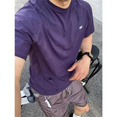 【档口现货】DT01-特批30紫色龙鳞打孔带防晒吊牌速干透气短袖，男装防晒衣，星座603-2