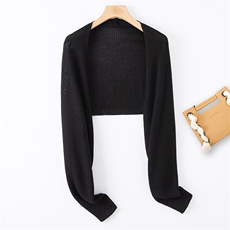 秋款时尚纯色披肩慵懒百搭针织开衫外套女长袖宽松显瘦毛衣，披肩，松航羊绒