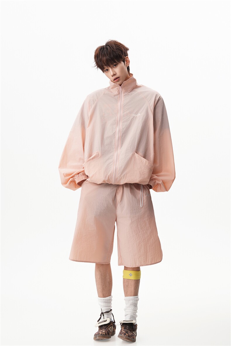 8XL-M特大码冰丝防晒服短裤套装男户外防晒衣运动外套潮TZ102P65,男装牛仔裤,电商D206-1