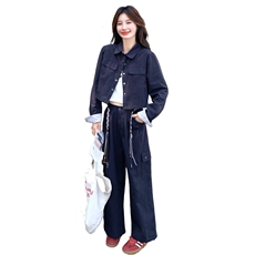 秋装新款！大量！外套背心工装裤三件套2C133-8979-P185-K248，女装套装/套裙，2C133