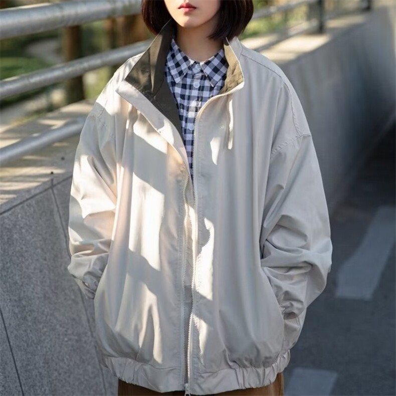 日系复古城市户外通勤工装冲锋衣外套女学生情侣简约百搭夹克潮牌,男装夹克,星座1210-1