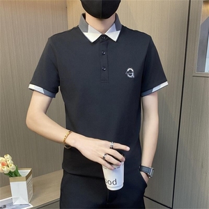 PL047-特P40控65polo衫短袖男潮牌夏季新款休闲翻领上衣保罗t恤图片