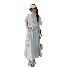 时尚百搭冬季新款羽绒服外套女长款修身显瘦保暖棉衣外套，女装套装/套裙，帛锦泉