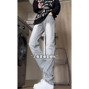 ！2025春季新款男士小脚牛仔裤直筒弹力裤子NZ2401特P38图片