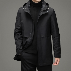 中年男士新款棉衣冬季连帽厚棉服时尚休闲立领外套ZELD9926-P275图片