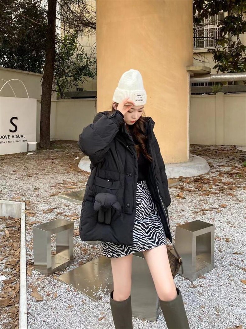 小熊宽松羽绒服，女装羽绒服，Balance Studio