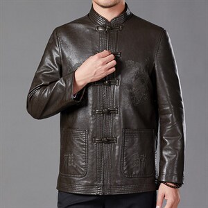 BAMJ-7002钱塘2020-2春秋季新款商务休闲中年男士夹克外套P117图片