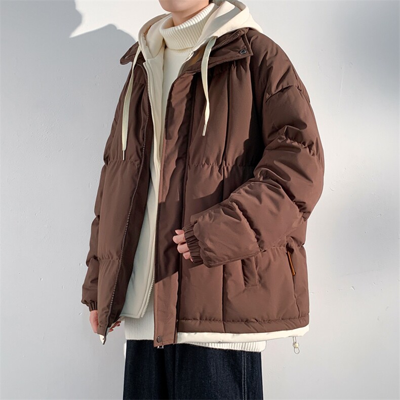 三防面料抖音品质现货10W件假两件加厚棉衣外套棉服BM888特P98,男装棉衣,电商A486