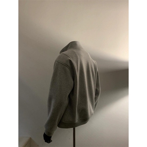 【有货】J55CC-特P75 重磅毛呢卫衣男女款立领夹克外套图片