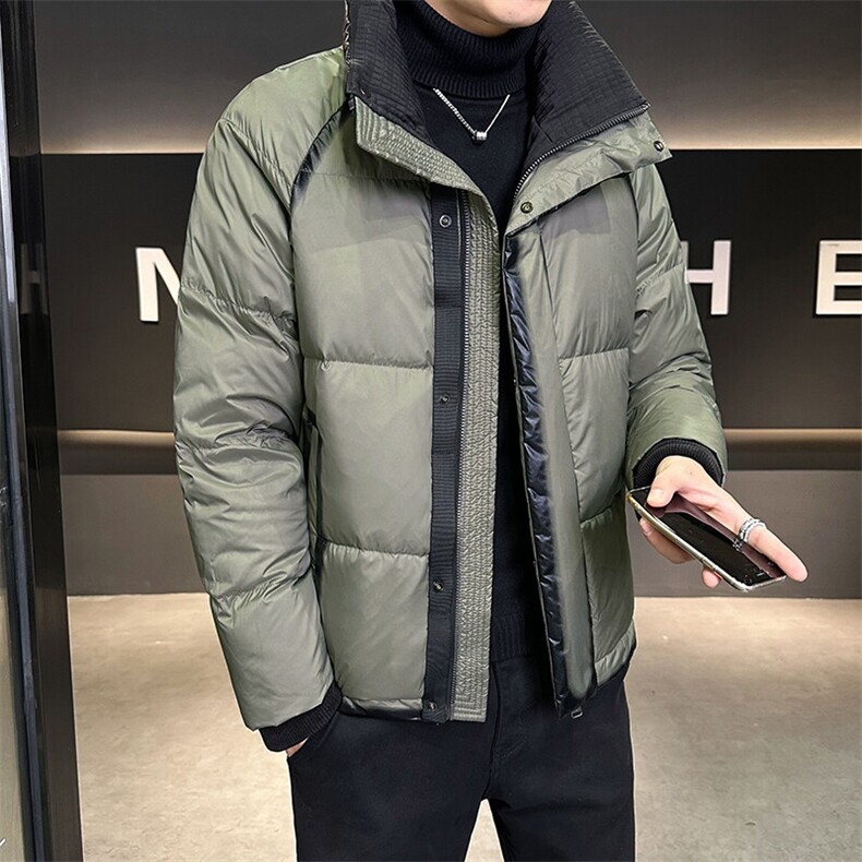 2024新款男士羽绒服立领拼色冬装外套50绒B240-YR26-P225,男装羽绒服,电商B240