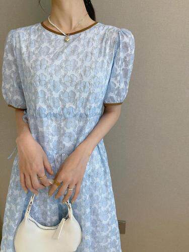 印花连衣裙，女装连衣裙，香榭丽舍