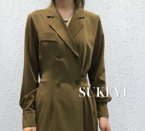 现货，极简轻奢春装连衣裙，M.L.XL，女装连衣裙，SUKEYI 舒可衣