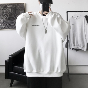 W33 情侣印花圆领秋冬卫衣 常规P28 加绒P38 S-5XL 支持定制图片