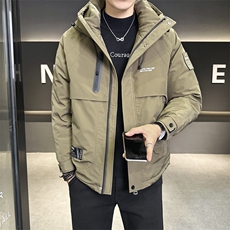 冬季新款羽绒服男装加厚高端美式工装轻薄冲锋衣外套，男装羽绒服，星座414（原B263）