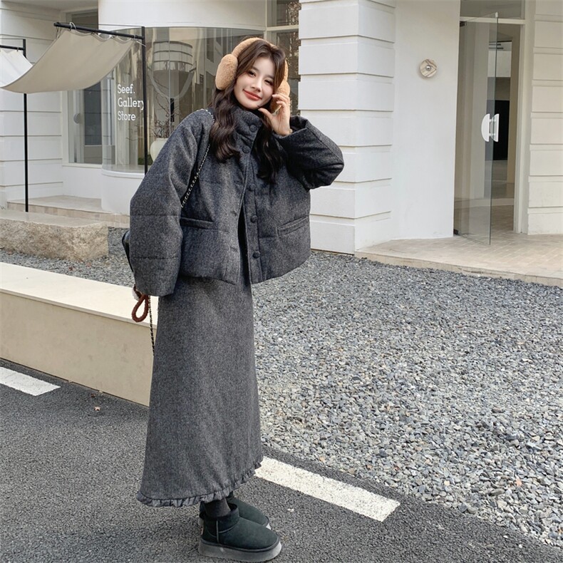 备2C0281227P365K548两件套90羽绒套装,女装羽绒服,2C028
