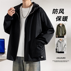 大码休闲连帽夹克外套8578-P70控139大码元，男装夹克，星座209