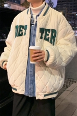 菱格棉服2023冬季新款潮流工装宽松加厚棉衣情侣外套W2074-P70，男装棉衣，星座512-2