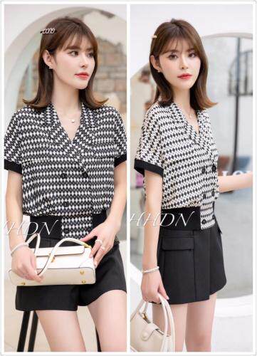 2021年夏季新款韩版菱形花纹时尚又百搭，女装，红火丹妮