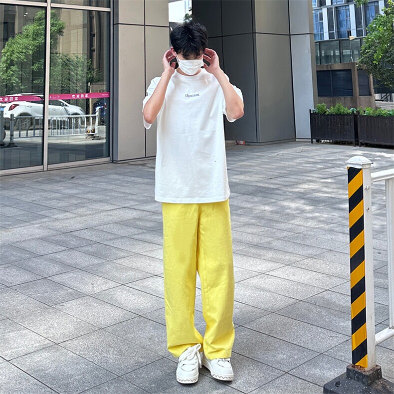 25年春季水洗高街vibe直筒宽松阔腿五色牛仔裤NZ2310-P55控78,男装牛仔裤,星座1002-1