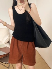 羊毛吊带背心，女装T恤，旭友羊绒