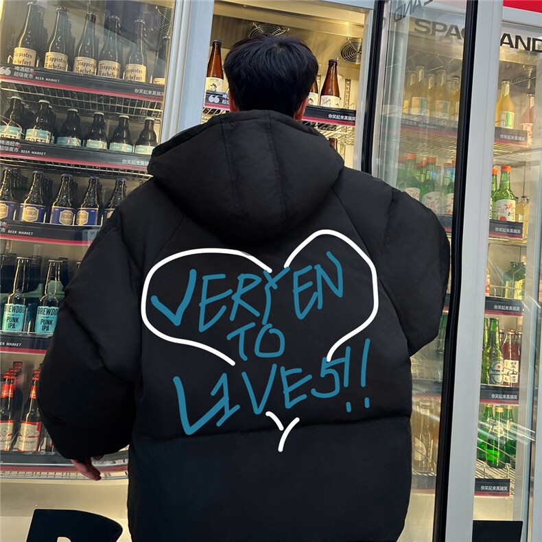 棉袄厚外套港风日系棉衣纯色棉服大码面包服1016-1M03P90K118,男装棉衣,星座1016-1（原电商B408-1）