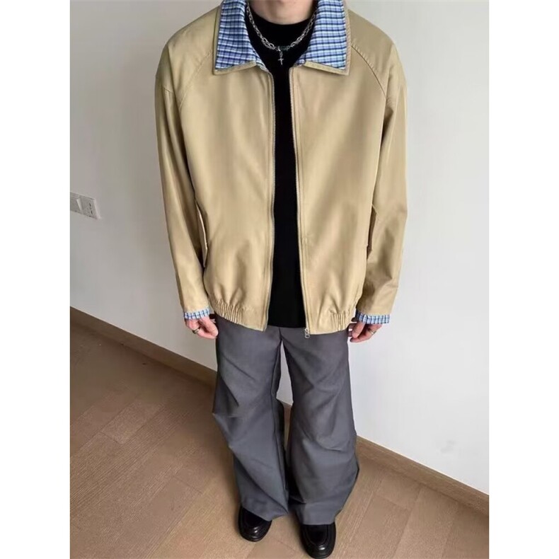 春秋痞帅外套ins轻熟风日系原宿风韩版潮流宽松夹克-WT6123-网图,男装夹克,星座1002-2