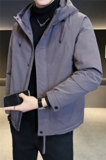 二棉B3538821P1552025紫冬季新款保暖夹克棉衣冲锋衣加厚外套，男装夹克，电商B353
