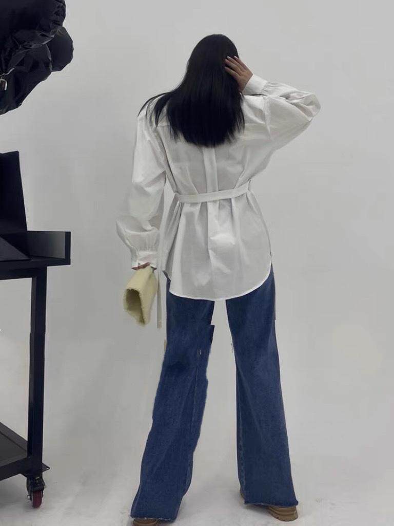 2023春季新款时尚百搭高级衬衫休闲显瘦网红衬衫,女装衬衫,L·H·X