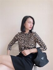 豹纹简约百搭打底小衫，其它，1+1 MAIN ROAD